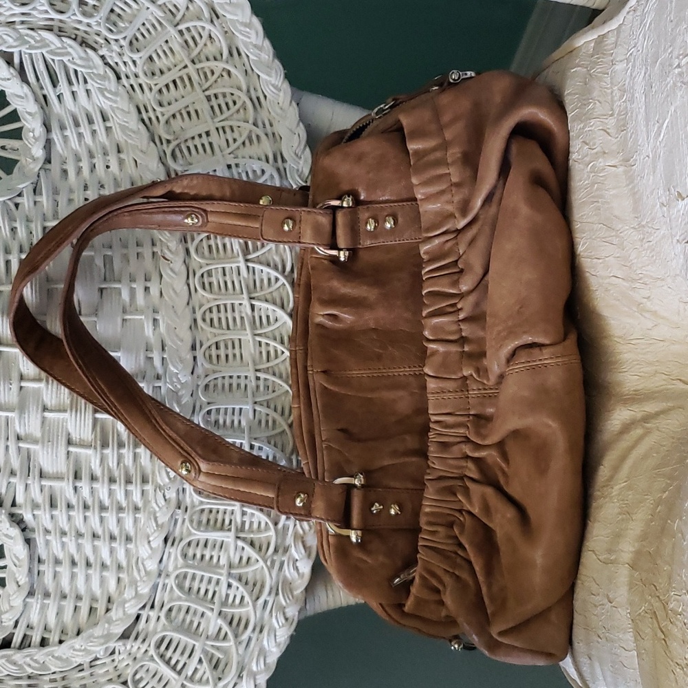 👜 JUNIOR DRAKE TAN LEATHER PURSE